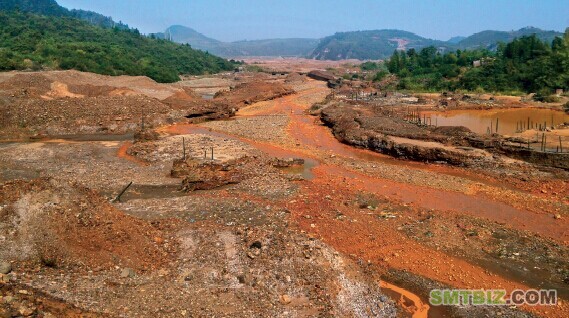 湘江流域重点污染区砷超标最高715倍，镉超标最高206倍