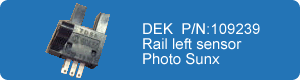 dek rail left sensor